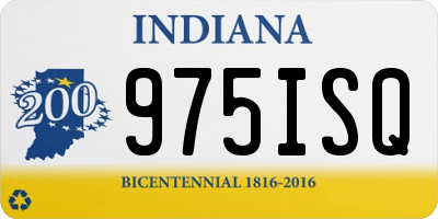 IN license plate 975ISQ