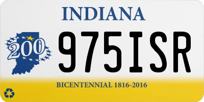 IN license plate 975ISR