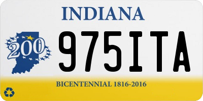IN license plate 975ITA