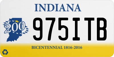 IN license plate 975ITB