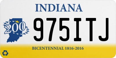 IN license plate 975ITJ