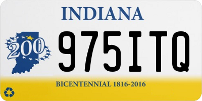 IN license plate 975ITQ