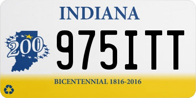 IN license plate 975ITT