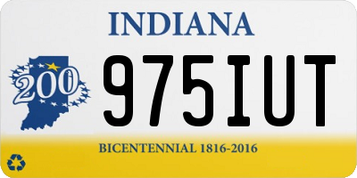 IN license plate 975IUT