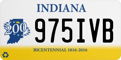 IN license plate 975IVB