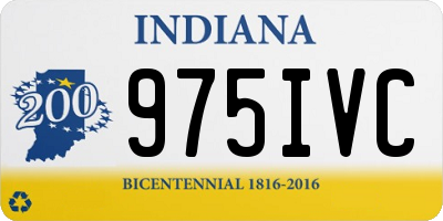 IN license plate 975IVC