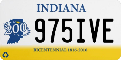IN license plate 975IVE