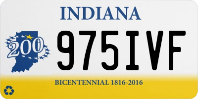 IN license plate 975IVF