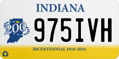 IN license plate 975IVH