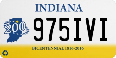 IN license plate 975IVI