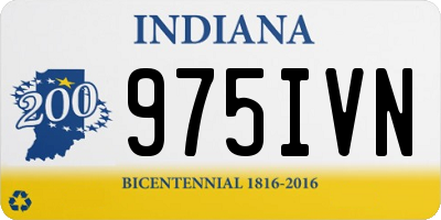 IN license plate 975IVN