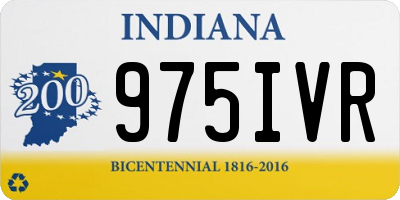 IN license plate 975IVR