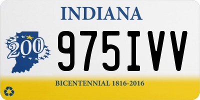 IN license plate 975IVV