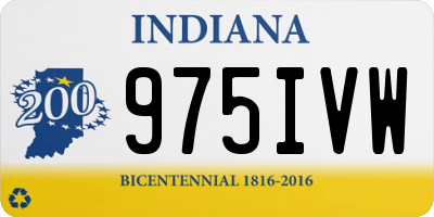 IN license plate 975IVW