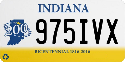 IN license plate 975IVX