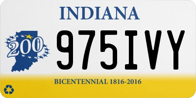 IN license plate 975IVY