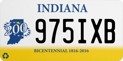 IN license plate 975IXB