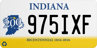 IN license plate 975IXF