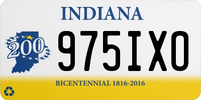 IN license plate 975IXO