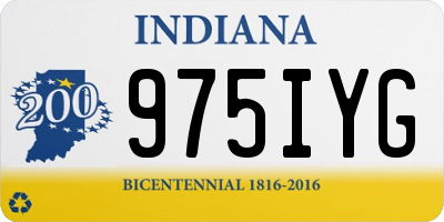 IN license plate 975IYG