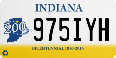 IN license plate 975IYH