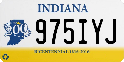 IN license plate 975IYJ