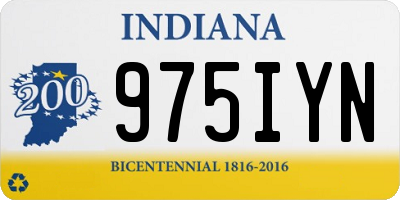 IN license plate 975IYN