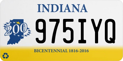 IN license plate 975IYQ