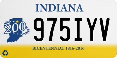 IN license plate 975IYV
