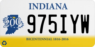 IN license plate 975IYW