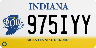 IN license plate 975IYY