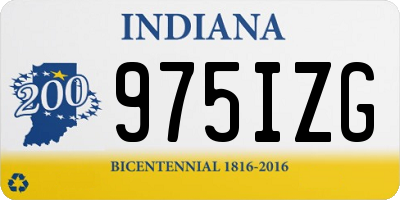 IN license plate 975IZG