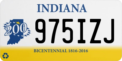 IN license plate 975IZJ