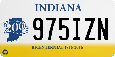 IN license plate 975IZN