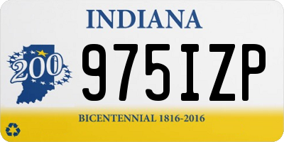 IN license plate 975IZP