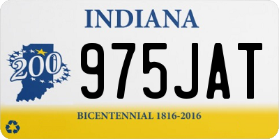 IN license plate 975JAT