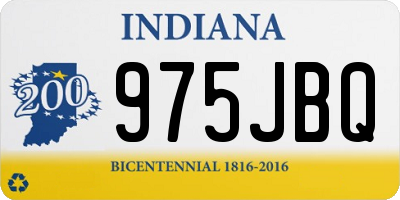 IN license plate 975JBQ