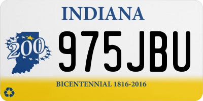 IN license plate 975JBU