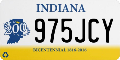 IN license plate 975JCY