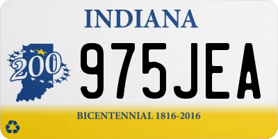 IN license plate 975JEA