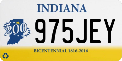 IN license plate 975JEY