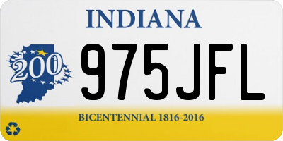IN license plate 975JFL