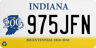 IN license plate 975JFN