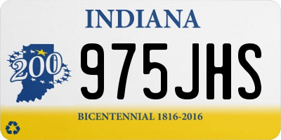 IN license plate 975JHS
