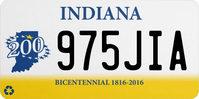 IN license plate 975JIA