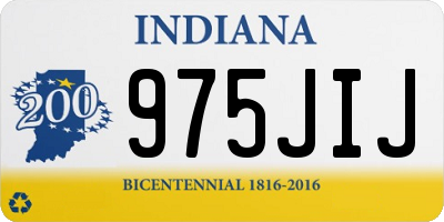 IN license plate 975JIJ