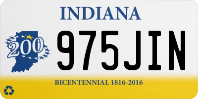 IN license plate 975JIN