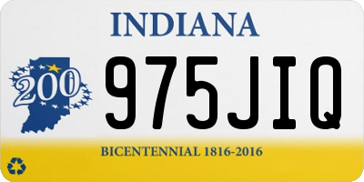 IN license plate 975JIQ