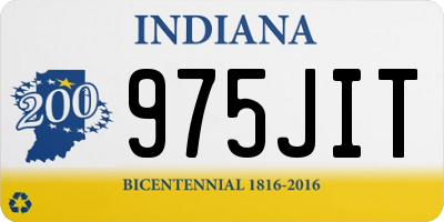 IN license plate 975JIT