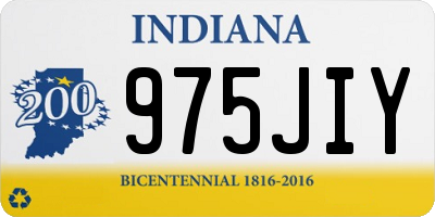 IN license plate 975JIY